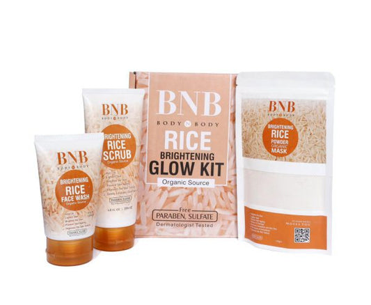 BNB Whitening Rice Organic Glow Kit (3 in 1)